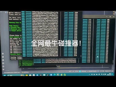 2024区块链钱包私钥碰撞器体验分享，一天碰撞几亿条数据，秒杀全网任何版本（微：BitcoinCracker）