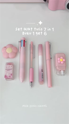 Set alat tulis lengkap — beli 1 dapat 6: daftar & fitur