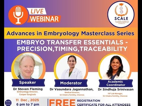 Session - “Master class in Embryology Series” Episode - 11