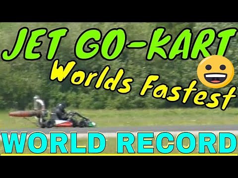Diy jet Engine Kart Beats Guinness World Record Epic Top Speed 116.819mph