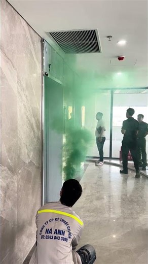 Smoke test with Fire alarm signal