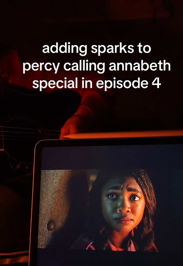 adding sparks to percy calling annabeth special in episode 4 #percabeth #percyjacksonandtheolympians #percyjacksonedit #edit #walkerscobell @Walker Scobell @Percy Jackson @coldplay