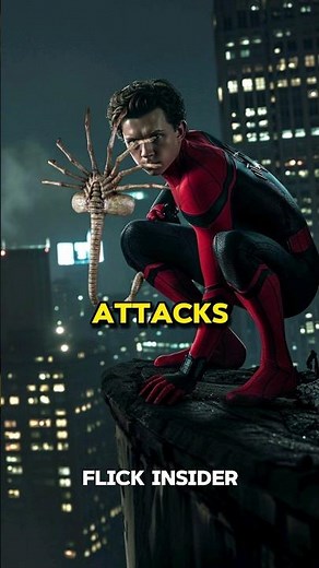 What If a Facehugger Attacks Spider-Man?