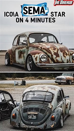 😱 Abandoned VW Beetle Became a SEMA Star in 4 Minutes | Ultimate Before & After Build!