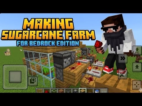 EASIEST Automatic Sugarcane Farm Tutorial! (Minecraft 1.21+