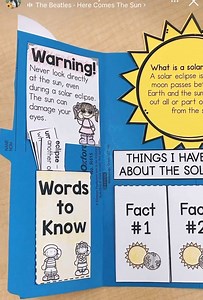 2.9K views | I love getting videos from teachers as they have their students make the solar eclipse folders. https://www.teacherspayteachers.com/Product/Solar-Eclipse-Activities-Great-North-American-Eclipse-2024-3330165 | Fun In First | Facebook