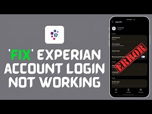 How To Fix Experian Login Error | Fix Experian Won't Let Me Login (Solved)