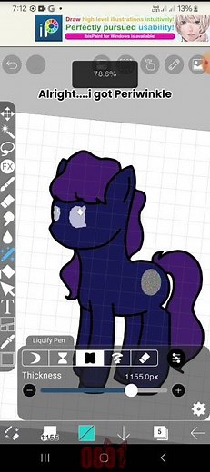 Making an MLP OC but use a random color generator😭 #edit #mylittlepony #mlpoc