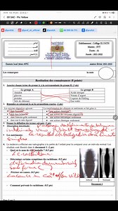 6.7K views · 103 reactions | correction exam svt 3ac | 퐏퐫퐨퐟 퐒퐇 | Facebook