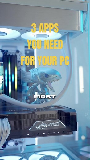 If you’re new to PCs, here’s the first three FREE apps you need to download 🔥 . #gamingpc #pctips #gaming #pcbuild #aboveaveragefps