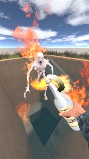 SCP-096 Chase in the Maze 😱 (Part 54) #shorts #gmod #nextbot #garrysmod #memes #bonelab #zombie #scp