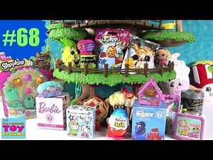 Blind Bag Treehouse #68 Unboxing Kinder Surprise Egg Disney Shopkins | PSToyReviews