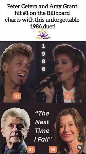 "The 1986 Duet That Defined '80s Romance! 🎵❤️#petercetera #amygrant #trending #trendingnow