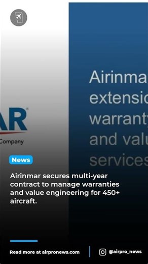 Airinmar Extends Critical Warranty Services for Air Methods Fleet