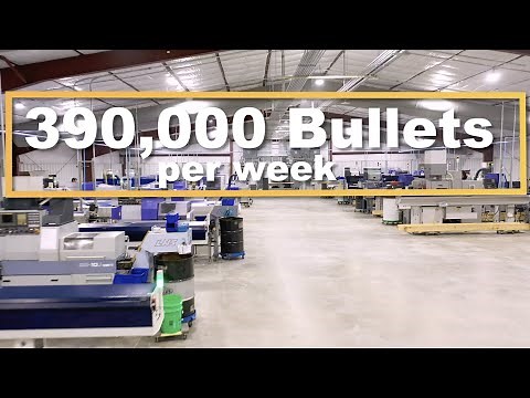The New Lehigh Defense Factory Tour. Producing 390,000 Solid Copper Bullets a Week!