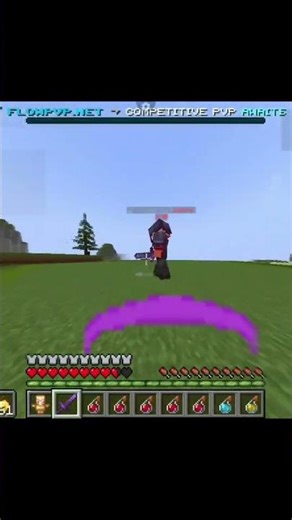 Minecraft Nethpot PvP | Crit Chain | YiP Plays #minecraft #viralshorts