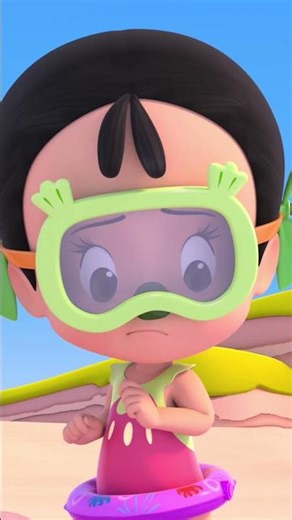 ¡Vamos a nadar con Cuquin! Canción divertida para aprender a nadar 🚣‍ #CleoandCuquin #Cuquin