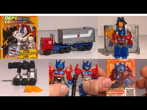 Transformers generation one Optimus Prime, Roller & trailer review. G1 Blokees defender figures kits