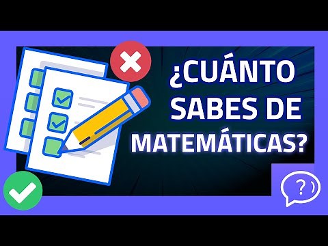 🛑¿CUÁNTO SABES DE MATEMÁTICAS? Test 16 PREGUNTAS 📝 (Nivel Básico)