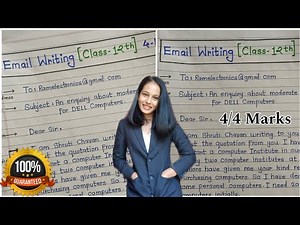 Email Writing Class 12/Format E-Mail Writing 12th|Email Writing|Formal Email Writing/12th Boards