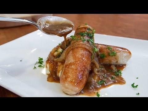 Bangers with a Simple Guinness Gravy | SAM THE COOKING GUY