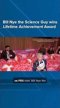 Bill Nye the Science Guy wins Lifetime Achievement Award