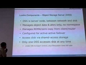 Introduction to Lustre from Whamcloud's Andreas Dilger