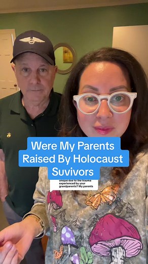 Replying to @Teachergirl such a GREAT question!! My moms parents were both born in the US (Grandma from the Bronx, Zeidi from Clairton PA). My dads Dad was born in Seattle and my dads mom was born in British Mandated Palestine. Her family fled to California because of the Arab Revolts (anyone who tells you things were so peaceful before 1948 is lying to you and no, it was not the Arabs who willingly let Jews into the land during and after the Holocaust) #holocaust #jewishtiktok #dadsontiktok #ho