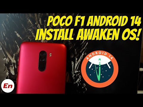 Poco F1 Android 14 | Install Official Awaken OS | Full Detailed Tutorial