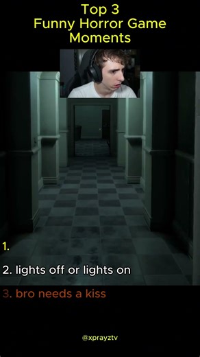 Top 3 Funniest Horror Game Moments (VR was a bad idea 💀) #funnymoments #gaming #memes