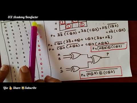 Parity Genertator | 4 bit Odd Parity Generator