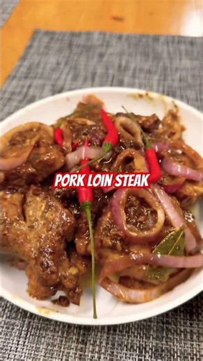 Juicy Pork Loin Steak Recipe | Easy & Quick Pan-Seared Pork 🥩🔥 #youtubeshorts #porksteak #shorts