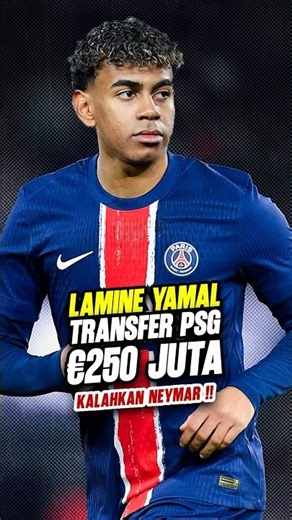 Lamine Yamal memecahkan transfer Neymar ke PSG 😳 (Seandainya ini terjadi)