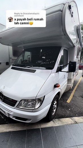 Replying to @Draculamalaya rumah bergerak semakin popular di Malaysia! #rv #benz #motorhome #caravan #sprinter #rvmotorhome