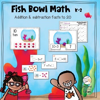 Fish Bowl Math Activities for Addition and Subtraction to 20