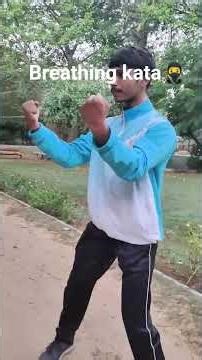 karate tutorial : proper breathing kata 🥋#karate #martialarts #viral