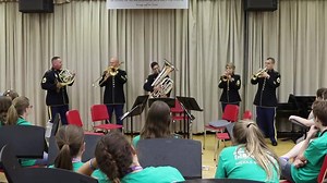 1.8K views · 112 reactions | Here's some bonus footage from The United States Army Field Band Brass Quintet's performance at the Music for All Summer Symposium. #musicforall #musicmatters #musiceducation #brassquintet | The United States Army Field Band | Facebook