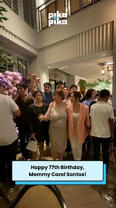 Jeffrey, Jackie, at Juday Santos, pinaligaya si Mommy Carol sa kanyang 77th birthday #PikapikaPH #MommyCarol #HappyBirthday #JudaySantos | Pikapika