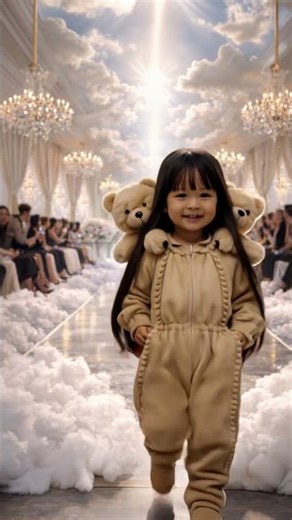 パリコレキッズ版 可愛すぎる赤ちゃんファッションショー #kidsmodel #runway #shorts #youtubeshorts