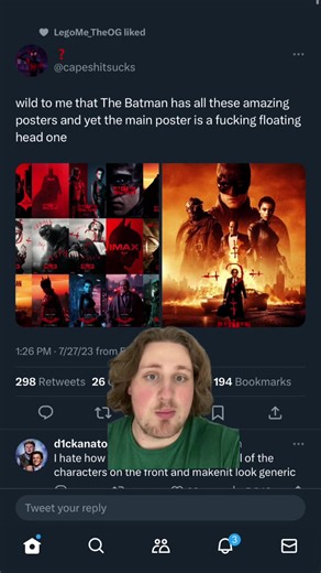 #greenscreen still doesnt mean they are good looking #movies #thebatman #movieposters