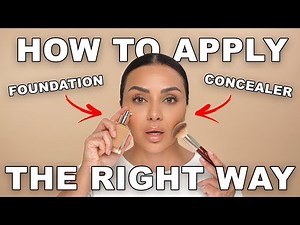 How To Apply Foundation And Concealer For Beginners