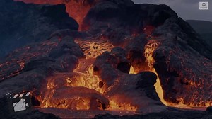 56K views · 258 reactions | Lava cascades from volcano near Iceland’s capital Reykjavik after thousands of small earthquakes in recent weeks. Some four hours after the initial eruption - the first on the peninsula since the 12th century - lava covered an area equivalent to nearly 200 football fields. https://abcn.ws/3g27y3x | ABC News | Facebook