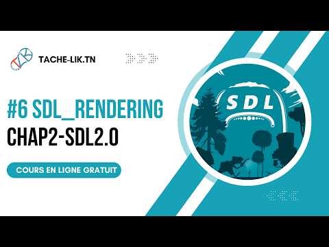SDL2.0 - Chapitre 2 | partie 6 : SDL_SetRenderDrawColor,SDL_RenderClear... | Tache-Lik.tn