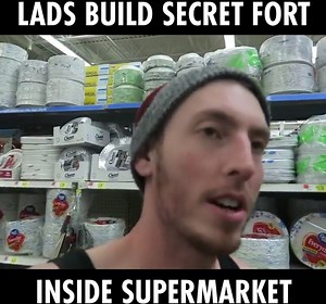 4.7M views · 20K shares | A supermarket is the perfect place to build a secret fort... Provided by: JStuStudios | LADbible | Facebook