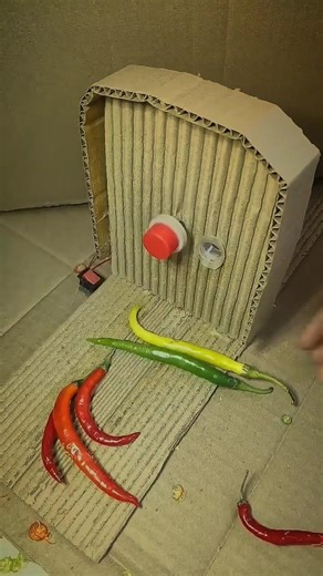 Grenn Chilli - कटर मशीनिंग 🌶️😱!