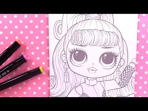 Coloriage Poupées LOL Coloring Speedster
