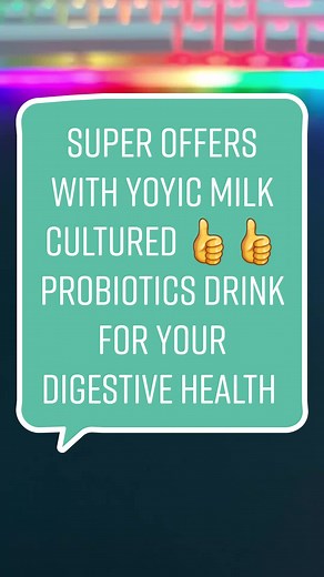 SUPER OFFERS WITH YOYIC Milk Cultured Probiotics Drink - Promotions for Digestive Health