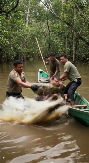 Man vs. Giant Python: Ranger Fast Rescue!