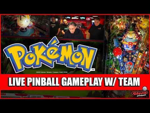 Pokémon by Stern Pinball Live Gameplay Premiere