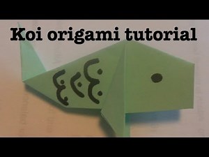Japan Carp Origami Tutorial
